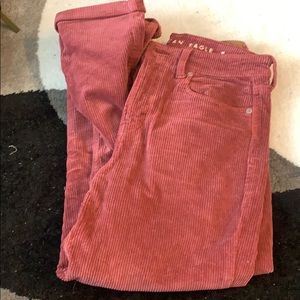 American Eagle Corduroy cuffed pants